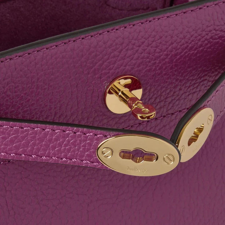Club21 - Mulberry - Mini Islington Bucket Orchid Bloom Small Classic Grain - MINI BAGS - Purple