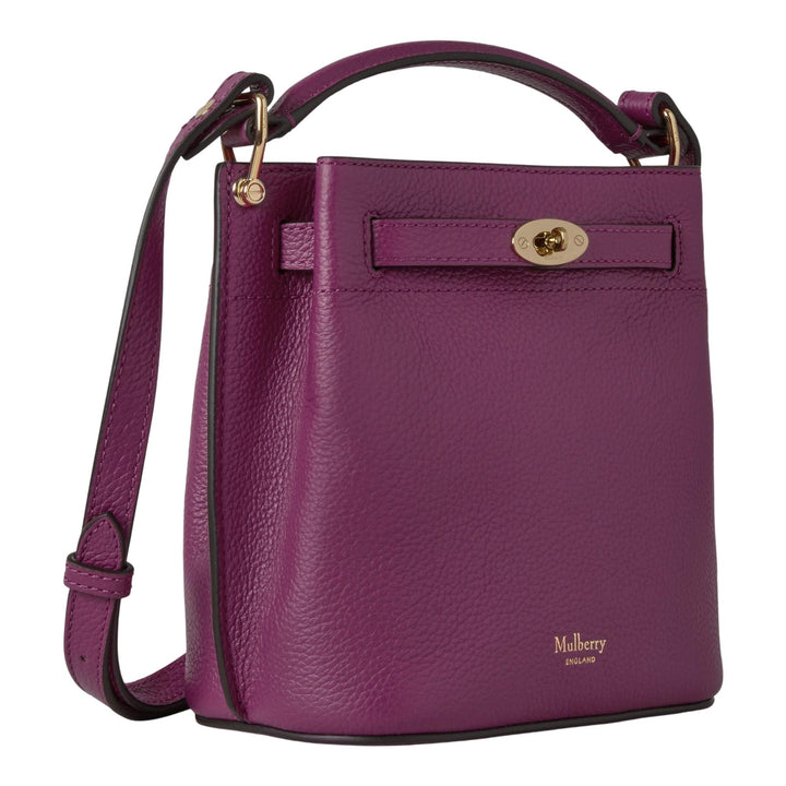 Club21 - Mulberry - Mini Islington Bucket Orchid Bloom Small Classic Grain - MINI CROSS BODY - Orchid Bloom