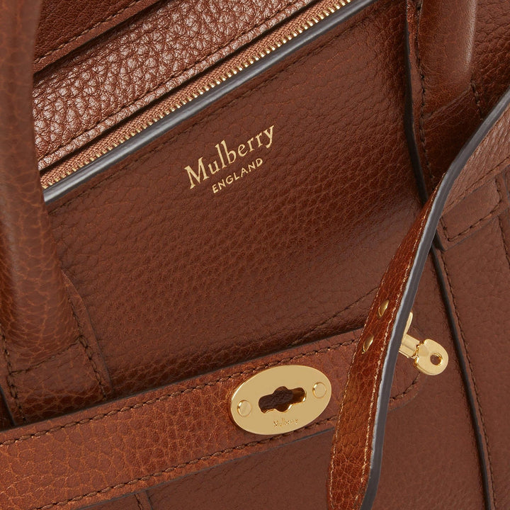 Club21 - Mulberry - Mini Zipped Bayswater Oak Small Classic Grain - MINI SHOULDER BAGS - Brown
