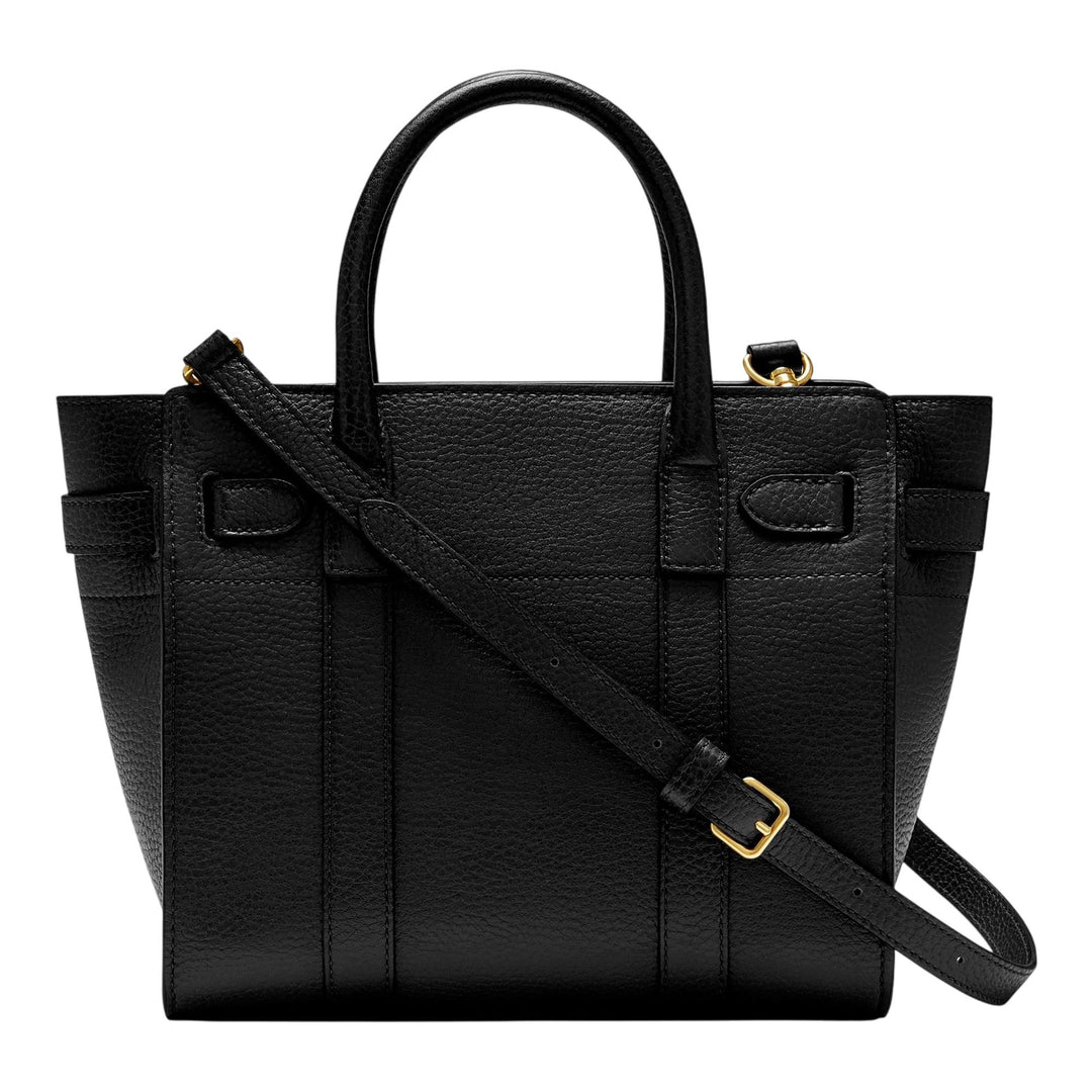 Club21 - Mulberry - Mini Zipped Bayswater Small Classic Grain - MINI SHOULDER BAGS - Black