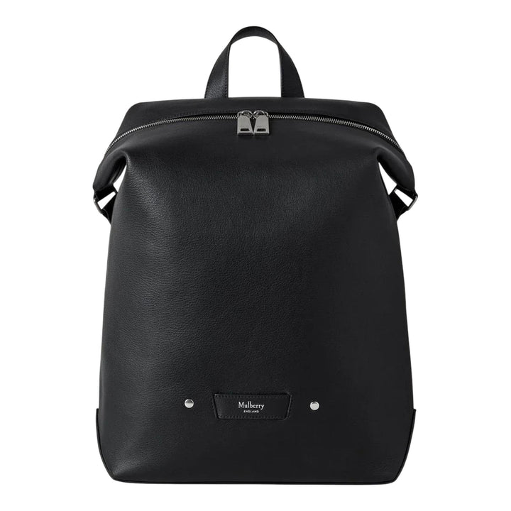 Club21 - Mulberry - Rye Backpack Black Supple Calf - BACKPACKS - Black