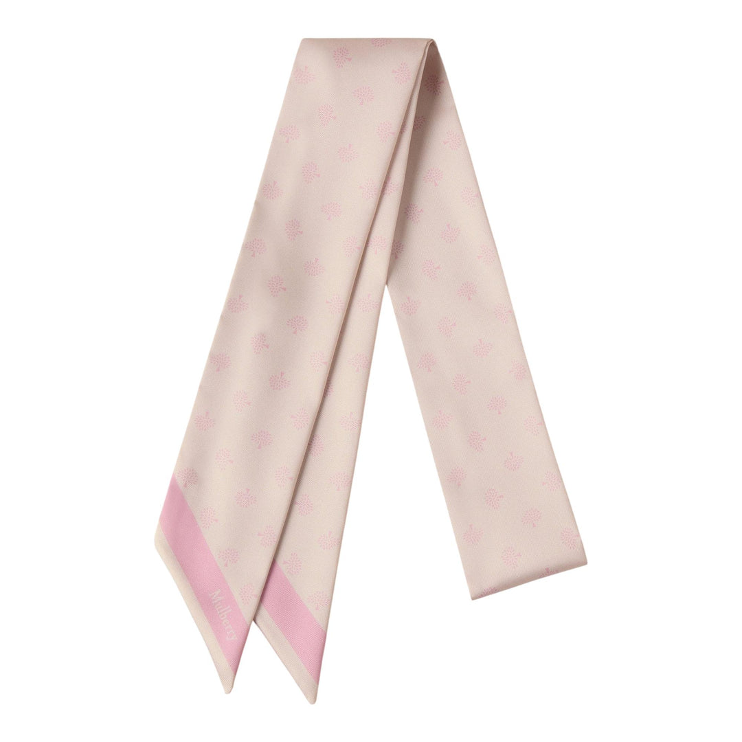 Club21 - Mulberry - Skinny Scarf Mulberry Tree Blossom Pink Recycled Polyester - SCARVES - Blossom Pink