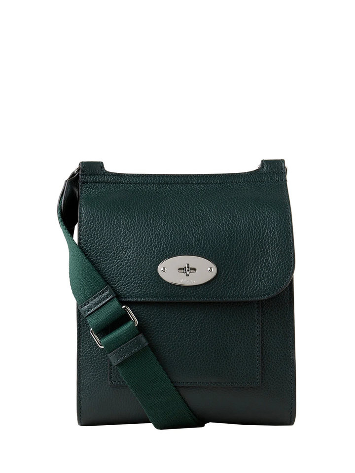 Small Antony Mulberry Green Small Classic Grain Leather