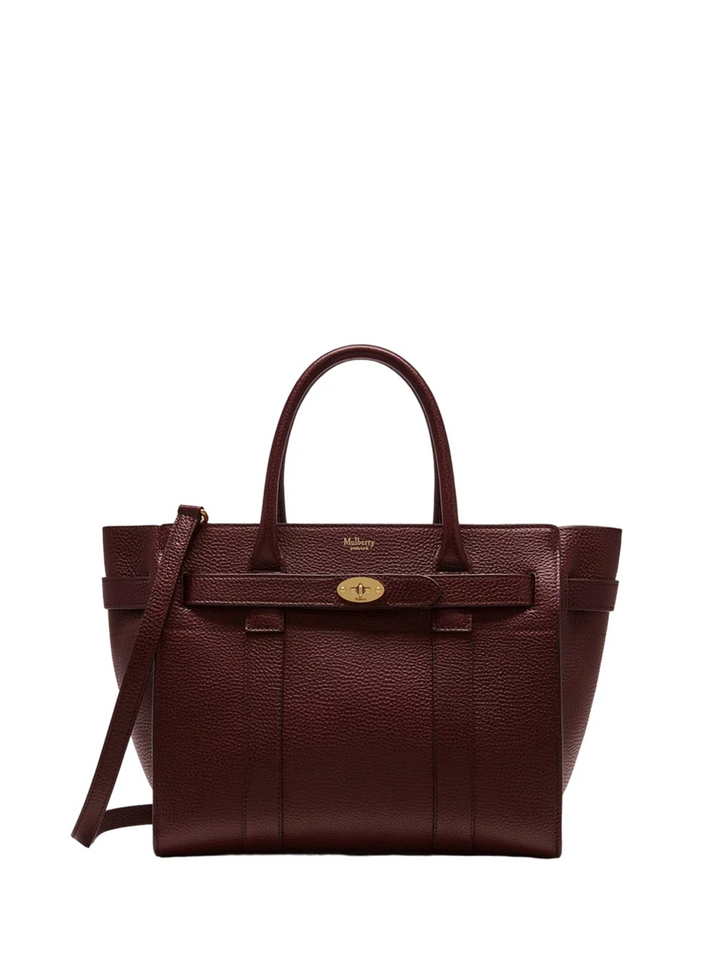 小號拉鍊 Bayswater Oxblood 小號經典粒面布料