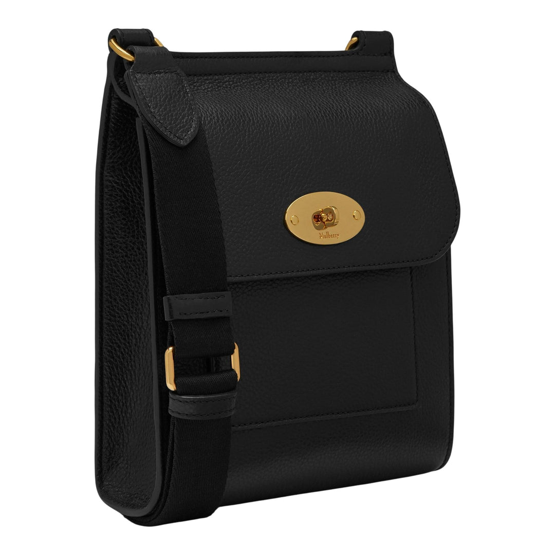 Club21 - Mulberry - Small Antony Black Small Classic Grain - SMALL CROSS BODY - Black