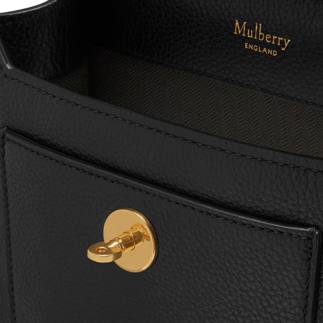 Club21 - Mulberry - Small Antony Black Small Classic Grain - SMALL CROSS BODY - Black