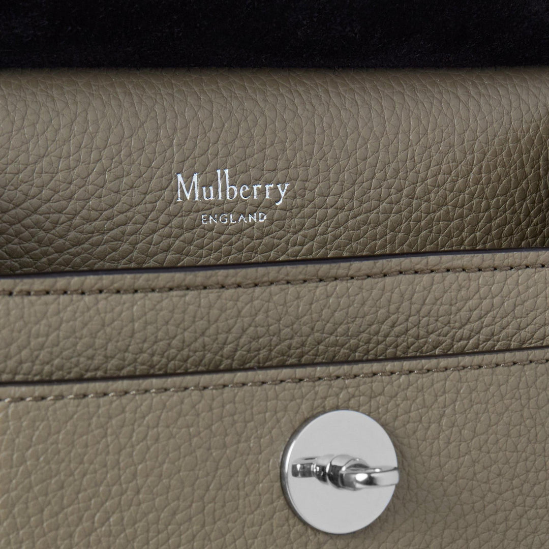 Club21 - Mulberry - Small Antony Linen Green Small Classic Grain - SMALL CROSS BODY - Linen Green