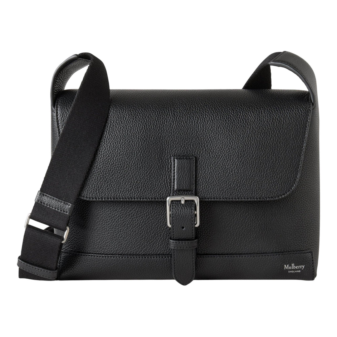 Club21 - Mulberry - Small Chiltern Crossbody Messenger Black Small Classic Grain - SMALL CROSS BODY - Black