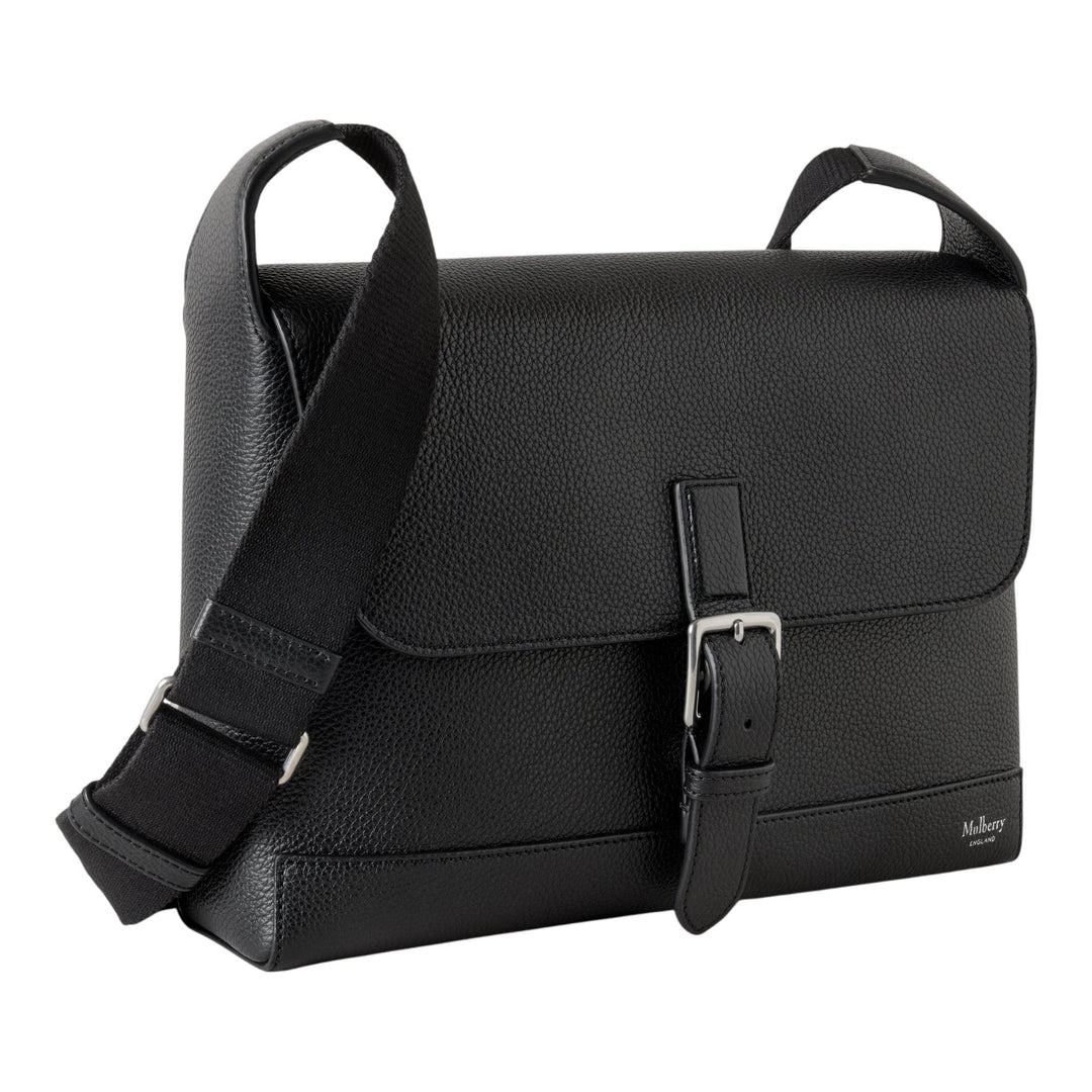 Club21 - Mulberry - Small Chiltern Crossbody Messenger Black Small Classic Grain - SMALL CROSS BODY - Black
