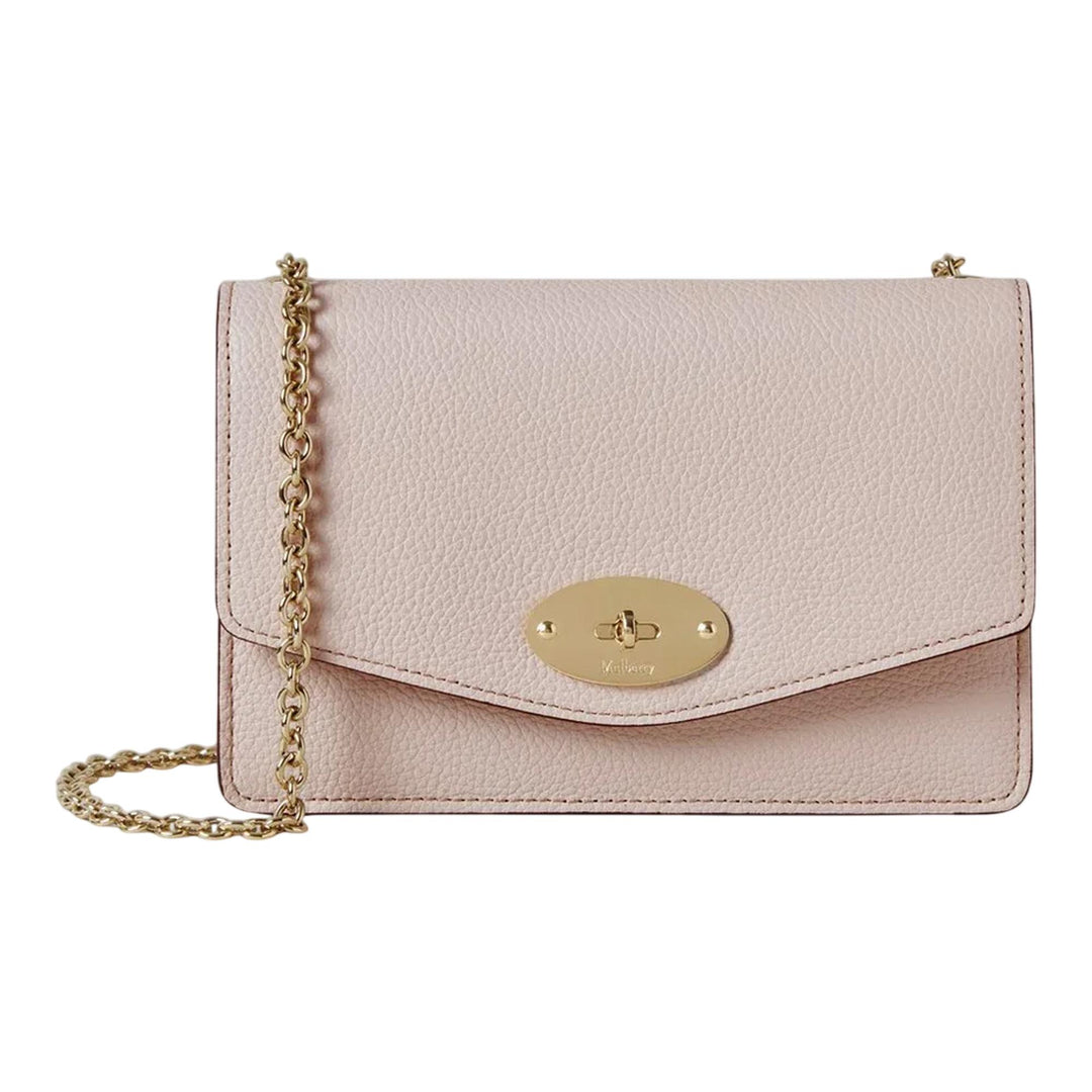 Club21 - Mulberry - Small Darley Blossom Pink Small Classic Grain - POUCHES - Pink