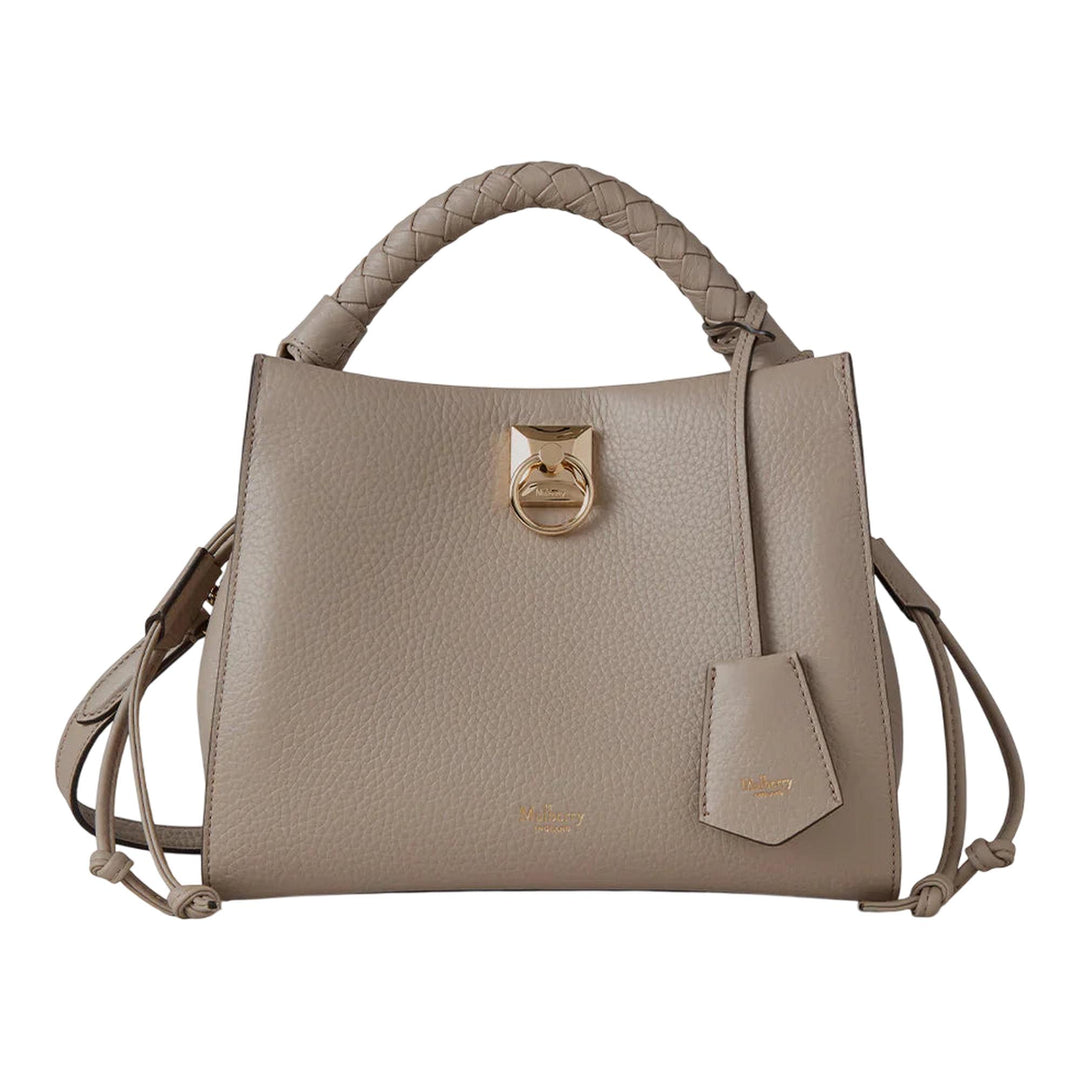 Club21 - Mulberry - Small Iris Cashmere Taupe Heavy Grain - HANDBAGS - Green