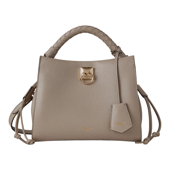 Club21 - Mulberry - Small Iris Cashmere Taupe Heavy Grain - HANDBAGS - Green