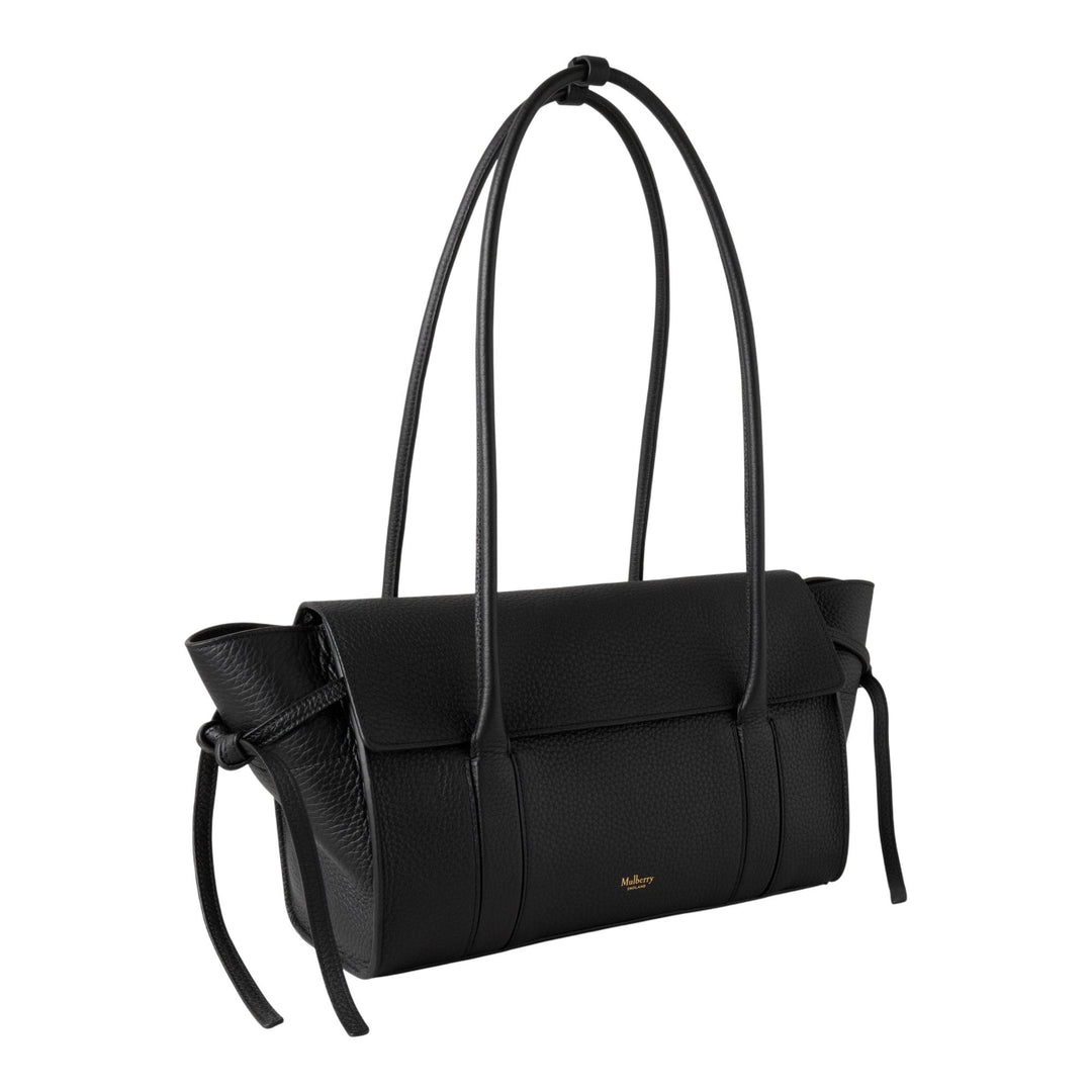 Club21 - Mulberry - Small Soft Bayswater Black Heavy Grain - SMALL SHOULDER BAGS - Black