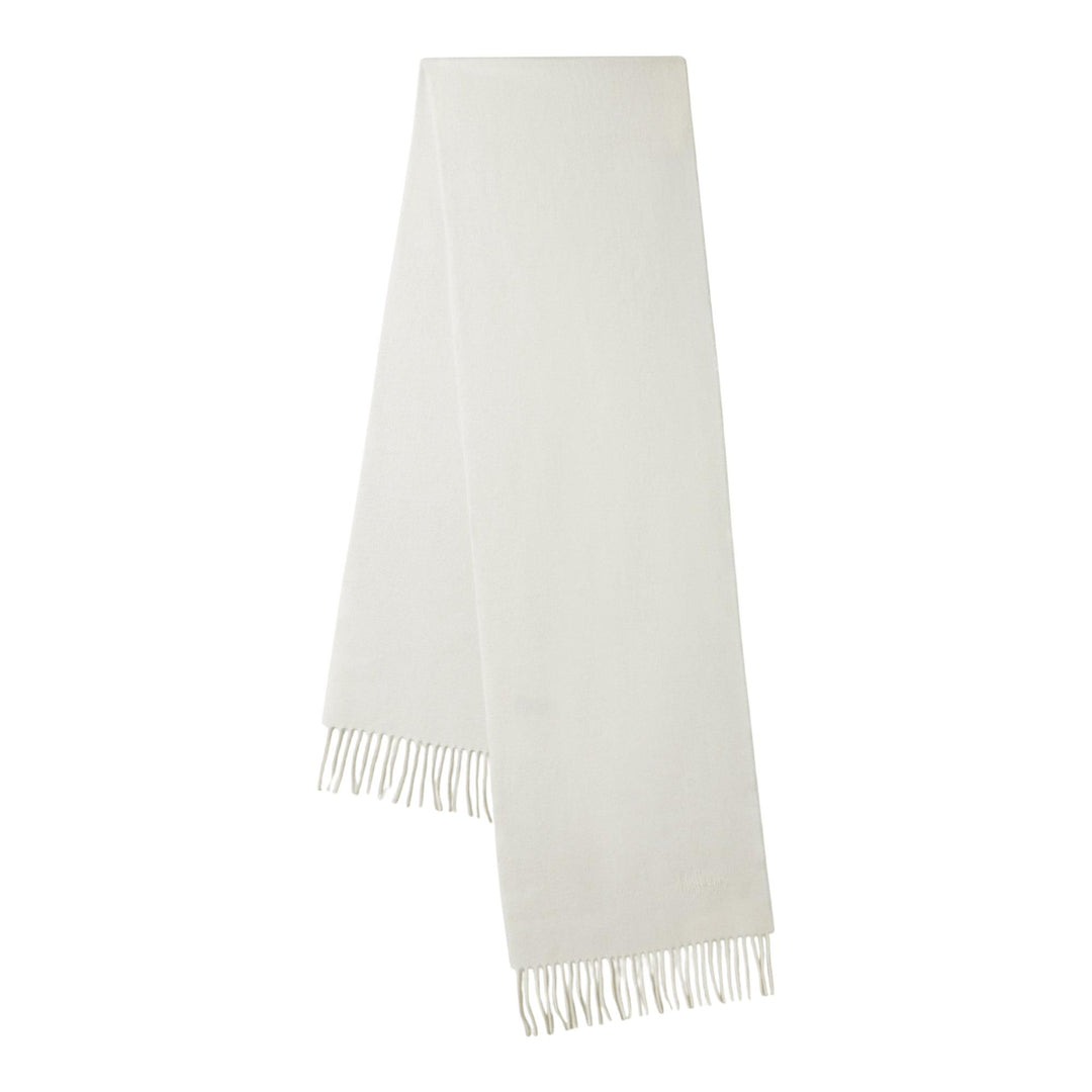 Club21 - Mulberry - Small Solid Merino Wool Scarf Cream Merino Wool - SCARVES - Cream