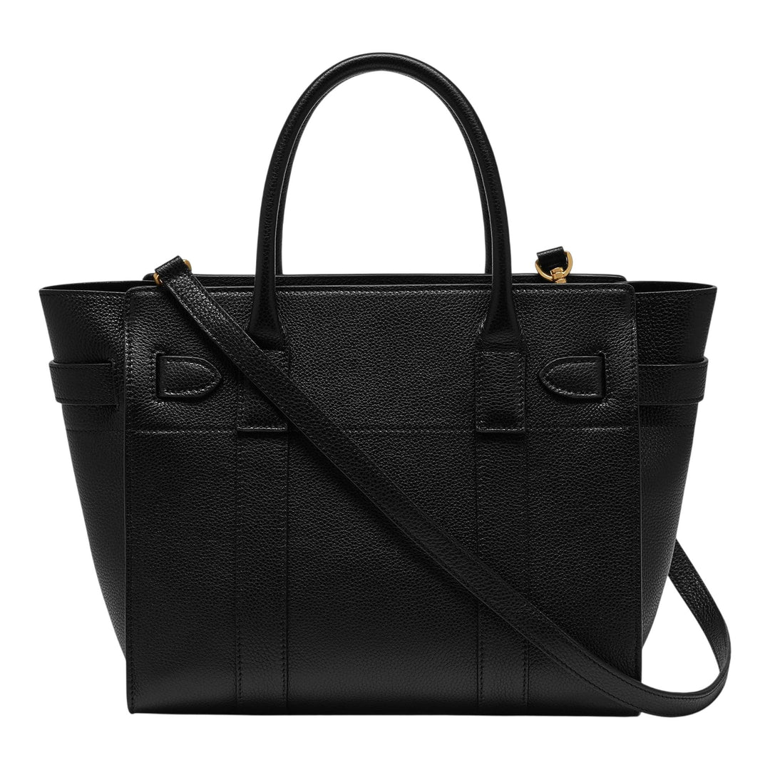 Club21 - Mulberry - Small Zipped Bayswater Sml Classic Grain - HANDBAGS - Black