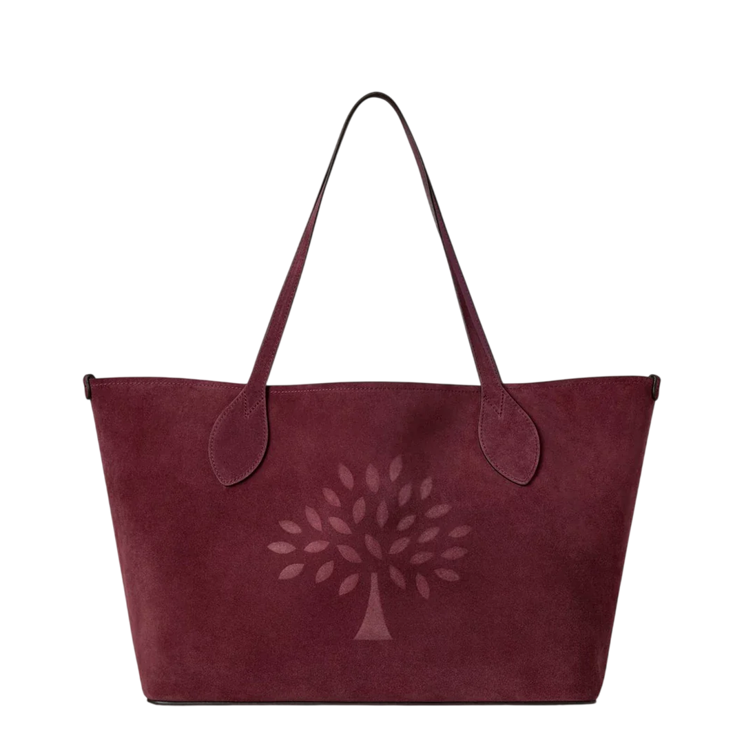 Suede Tree Tote