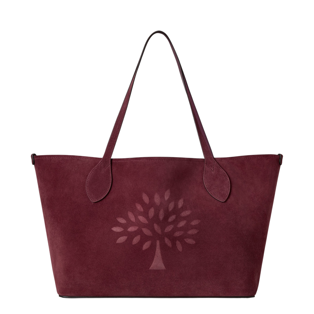 Suede Tree Tote