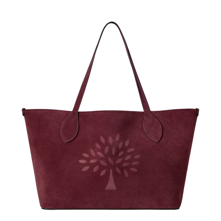 Suede Tree Tote