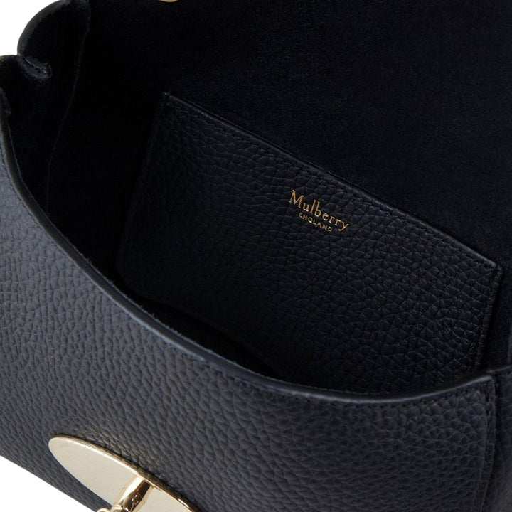 Club21 - Mulberry - Top Handle Lily Heavy Grain (Black) - SMALL TOP HANDLE - Black