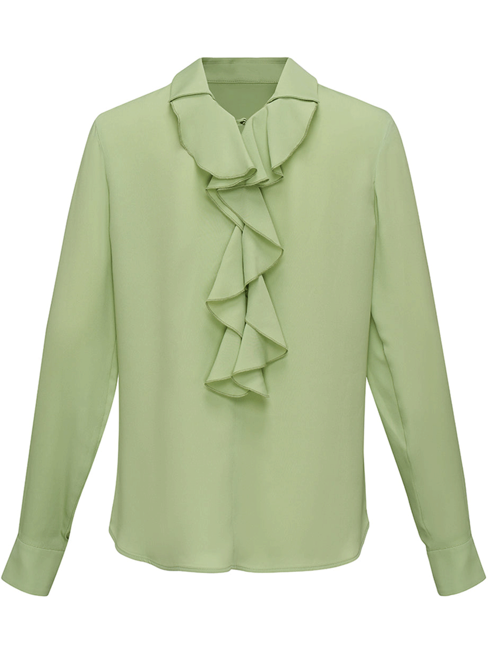 N21-Crepe-De-Chine-Blouse-Green-1