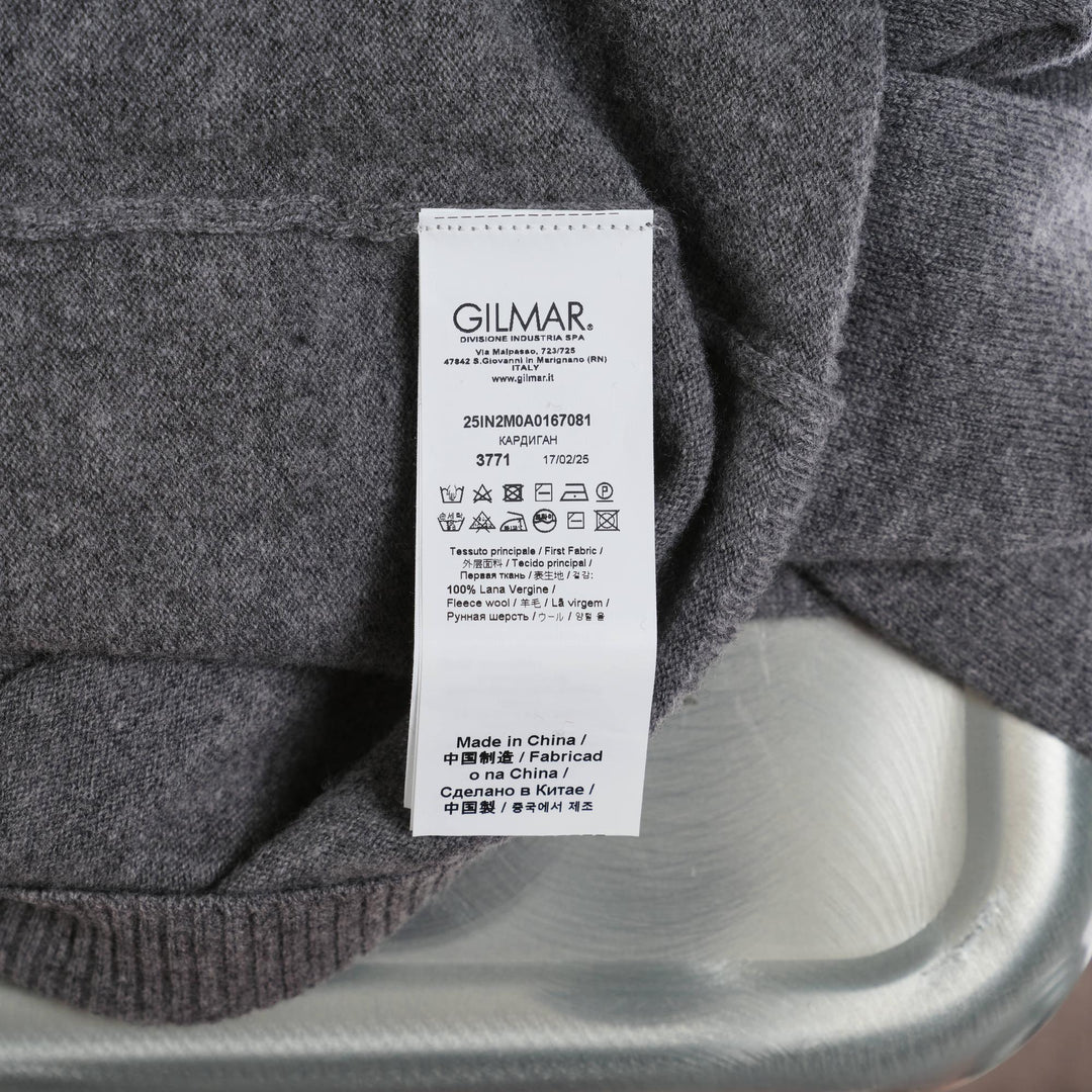 Club21 - N21 - Wool Cardigan With Flower Lace - CARDIGANS - Grey