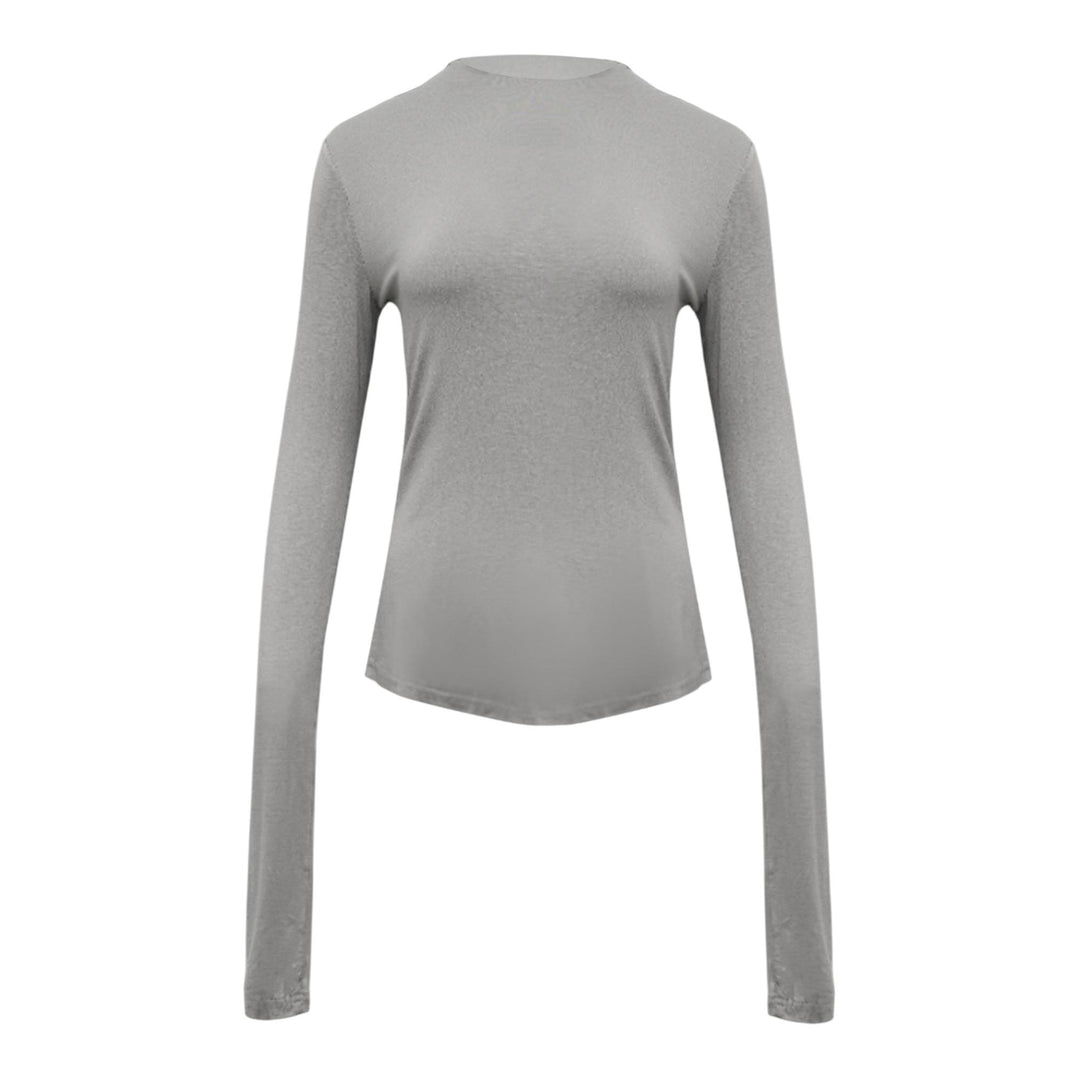 Club21 - NACHE - Basic Long Sleeve Hoodie Dusty Beige - KNIT TOPS - Beige