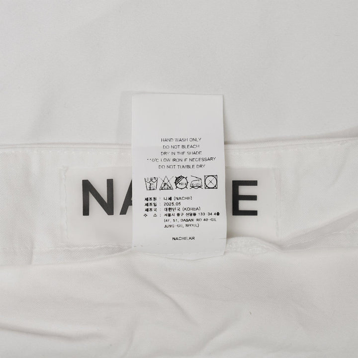 Club21 - NACHE - Strap Pulled Skirt Black - SKIRTS - Off-White