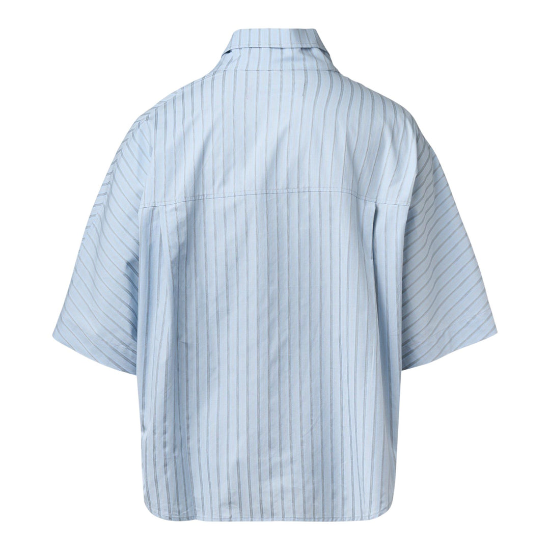 Club21 - NAMESAKE - Sario Bomber Short Sleeve Shirt - SHIRTS - Stripes