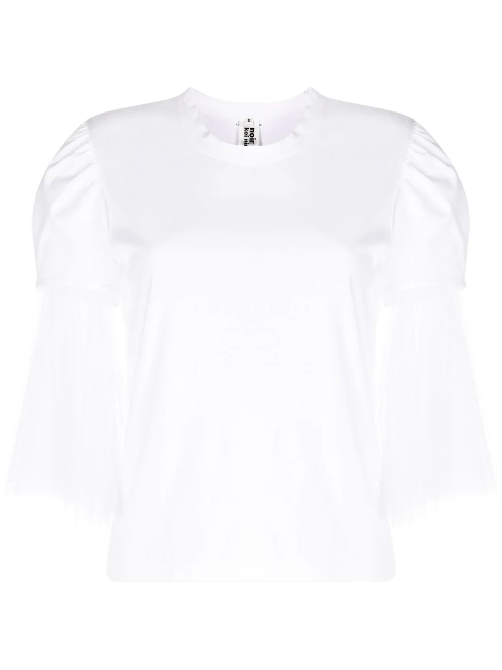 Noir-Kei-Ninomiya-Puff-Sleeve-T-Shirt-White-1