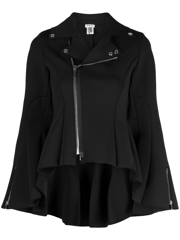 Noir-Kei-Ninomiya-Zipped-Flared-Jacket-Black-1