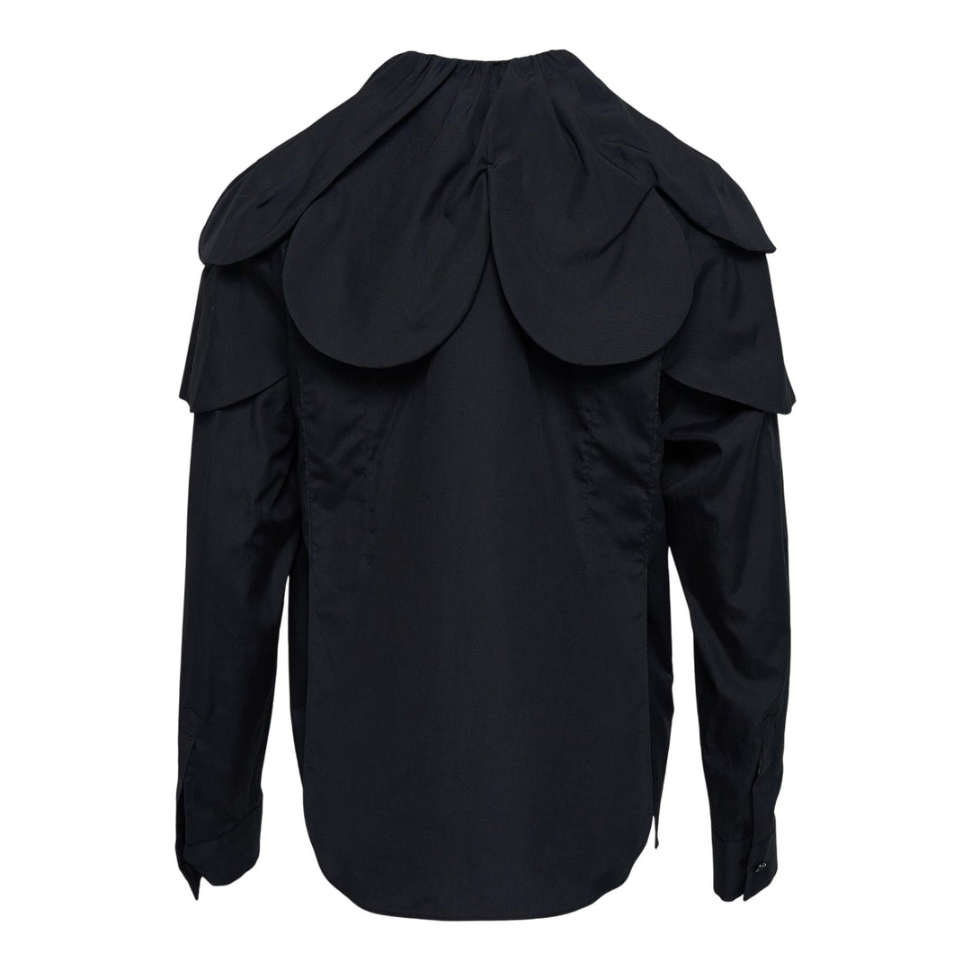 Club21 - Noir Kei Ninomiya - Cotton Broad Top - BLOUSES - Black