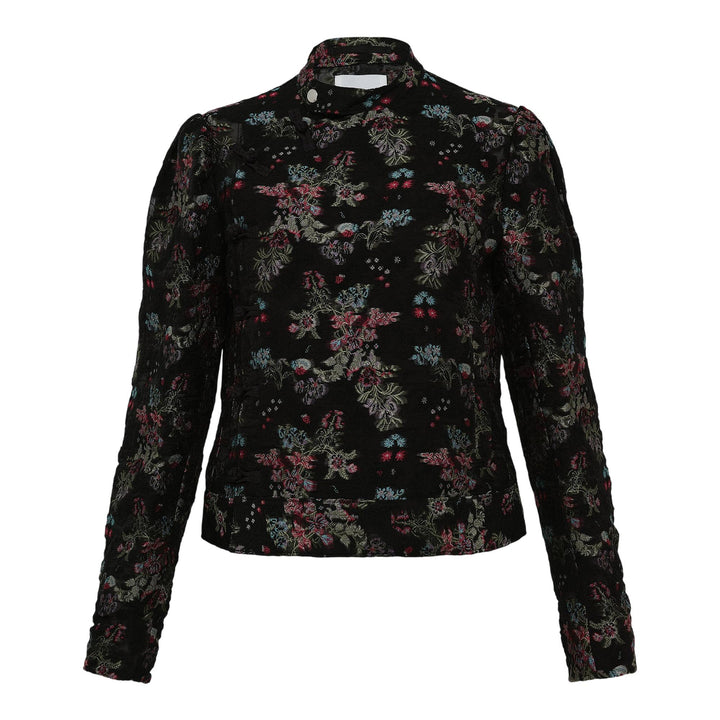 Club21 - Noir Kei Ninomiya - Floral Pattern Cut Jacquard Jacket - JACKETS - Multi