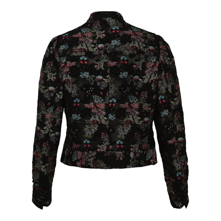 Club21 - Noir Kei Ninomiya - Floral Pattern Cut Jacquard Jacket - JACKETS - Multi