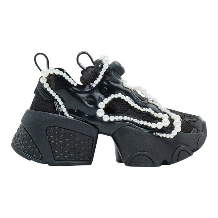 Club21 - Noir Kei Ninomiya - Noir X Reebok Pearl Deco Sneakers - SNEAKERS - Black