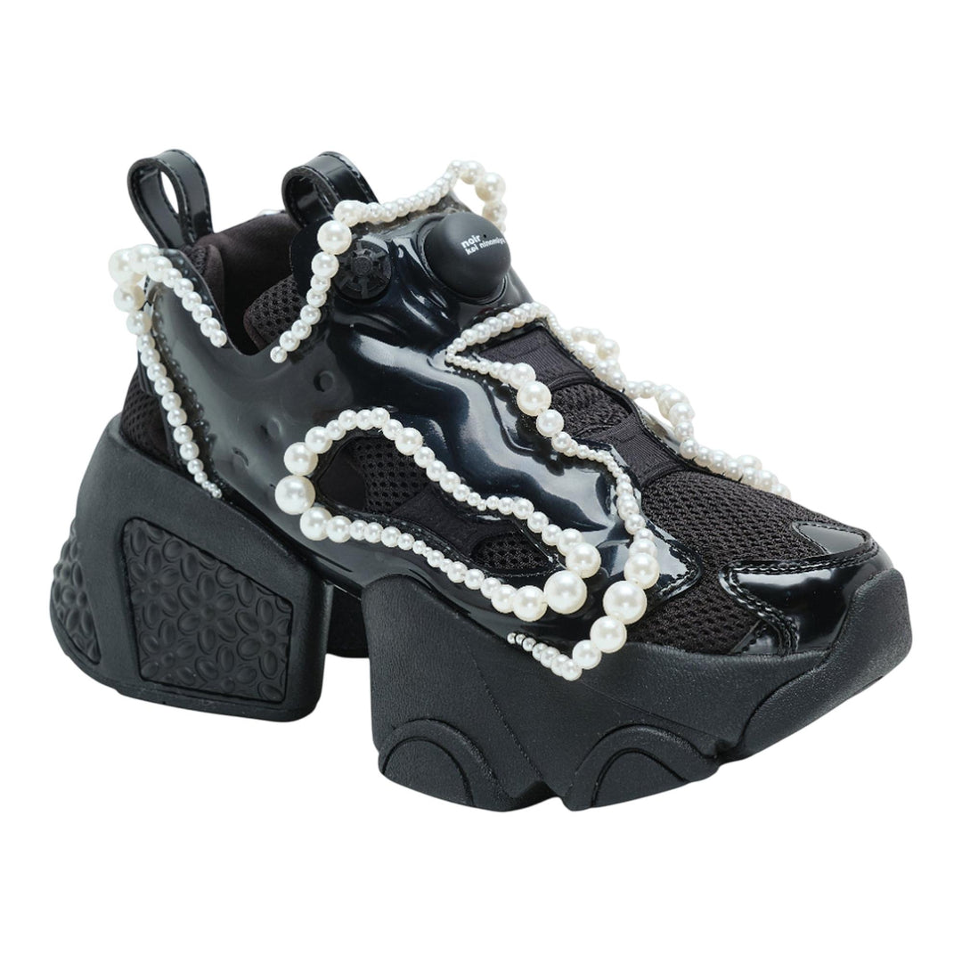 Club21 - Noir Kei Ninomiya - Noir X Reebok Pearl Deco Sneakers - SNEAKERS - Black
