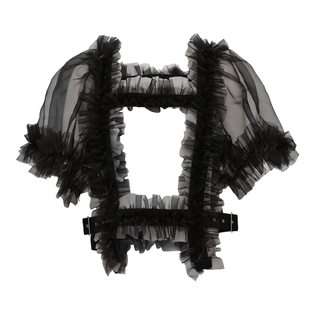 Club21 - Noir Kei Ninomiya - Polyester Organdy Vest - VESTS - Black
