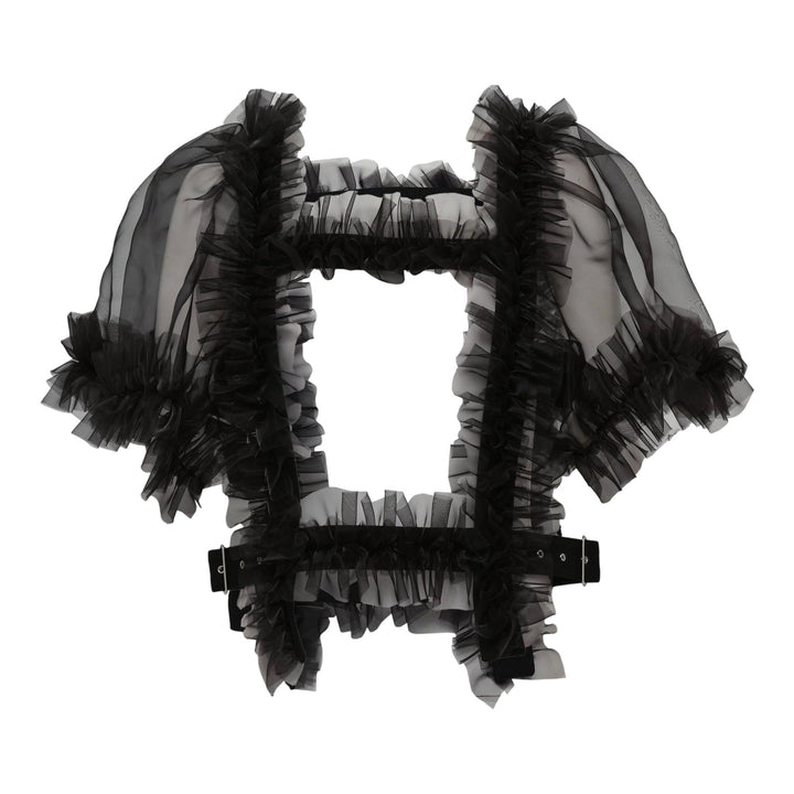 Club21 - Noir Kei Ninomiya - Polyester Organdy Vest - VESTS - Black