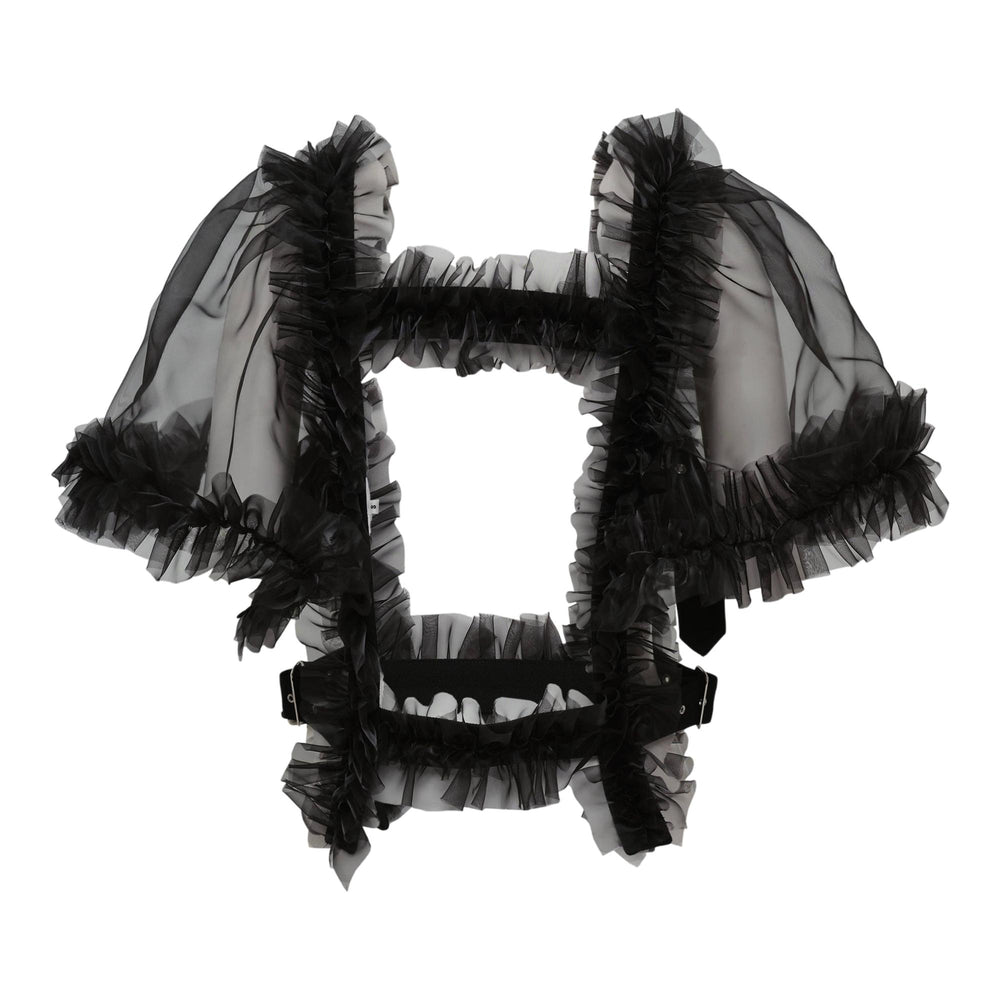 Club21 - Noir Kei Ninomiya - Polyester Organdy Vest - VESTS - Black