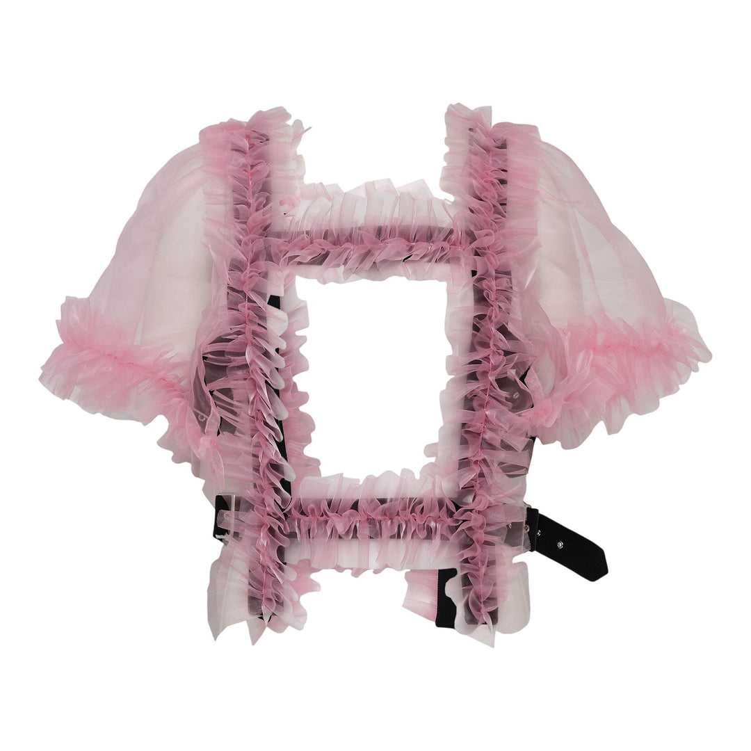 Club21 - Noir Kei Ninomiya - Polyester Organdy Vest - VESTS - Pink