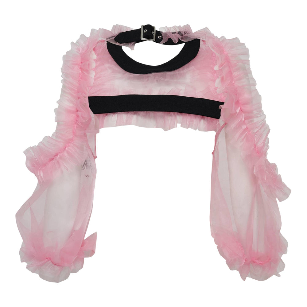 Club21 - Noir Kei Ninomiya - Polyester Organdy Vest - VESTS - Pink