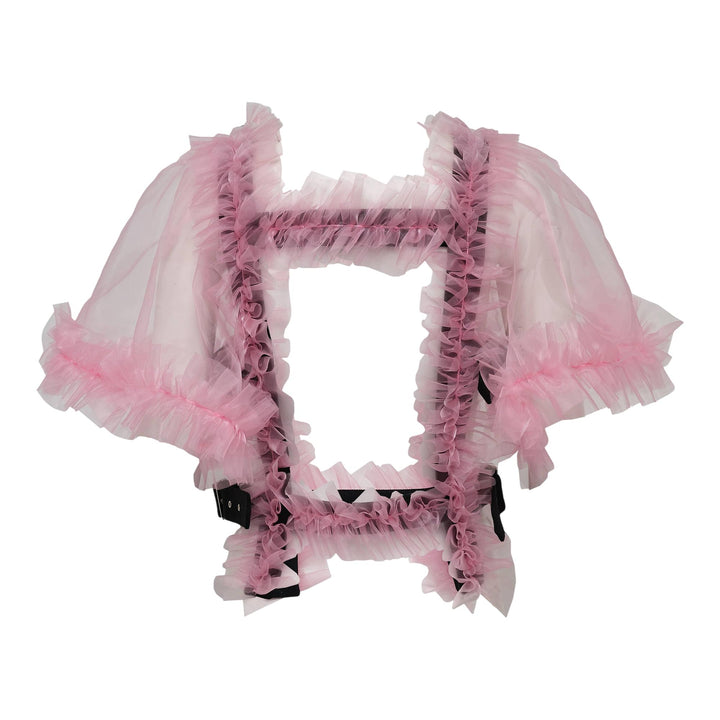 Club21 - Noir Kei Ninomiya - Polyester Organdy Vest - VESTS - Pink