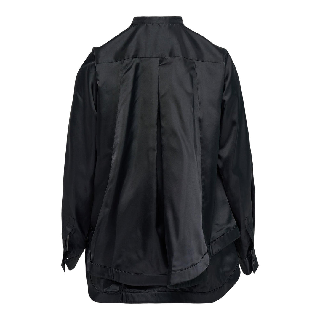Club21 - Noir Kei Ninomiya - Polyester Twill Top - BLOUSES - Black
