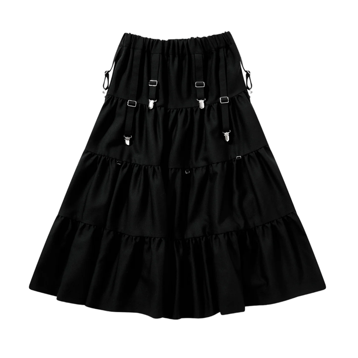 Noir_Kei_Ninomiya_Wool_Gabardine_Skirt_Black