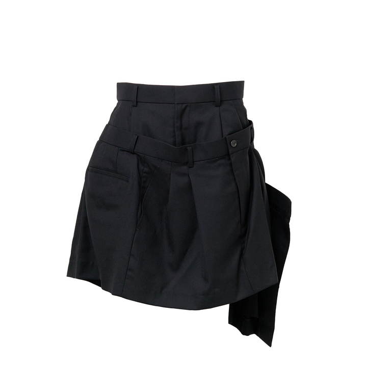 Wool Gabardine Skirt