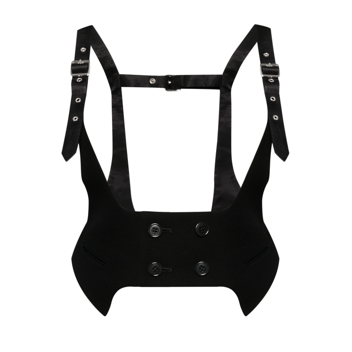 Noir_Kei_Ninomiya_Wool_Mohair_Doeskin_Vest_Black