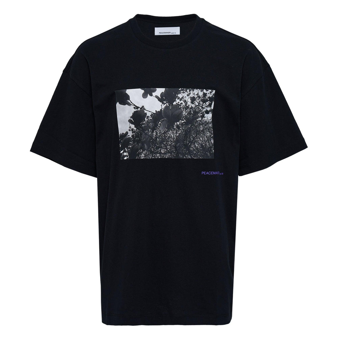 Club21 - OAMC Peacemaker - Loose Fit T-Shirt Star Print - TEES - Black