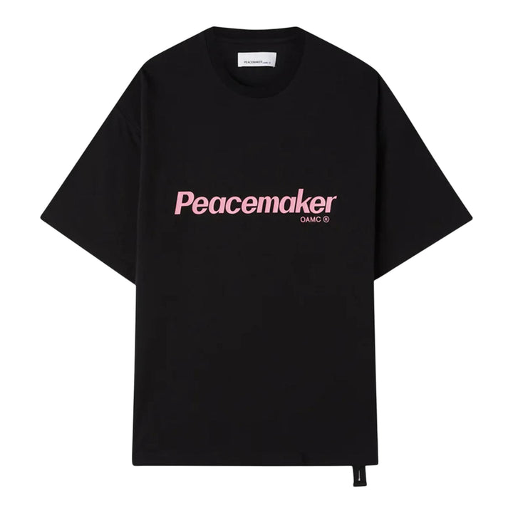 Club21 - OAMC Peacemaker - Peacemaker Flower Short Sleeve T-Shirt - TEES - Black