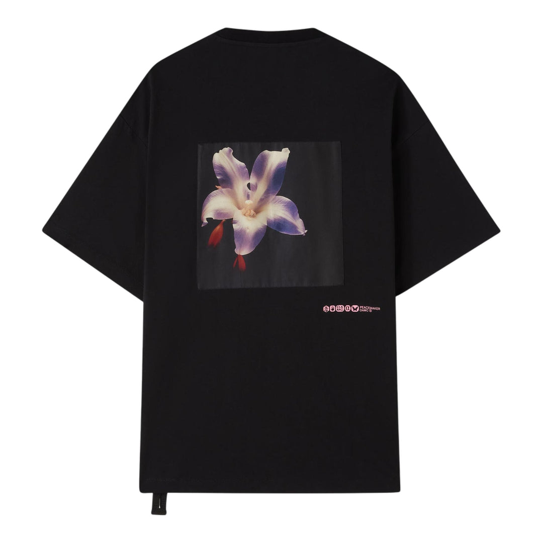 Club21 - OAMC Peacemaker - Peacemaker Flower Short Sleeve T-Shirt - TEES - Black