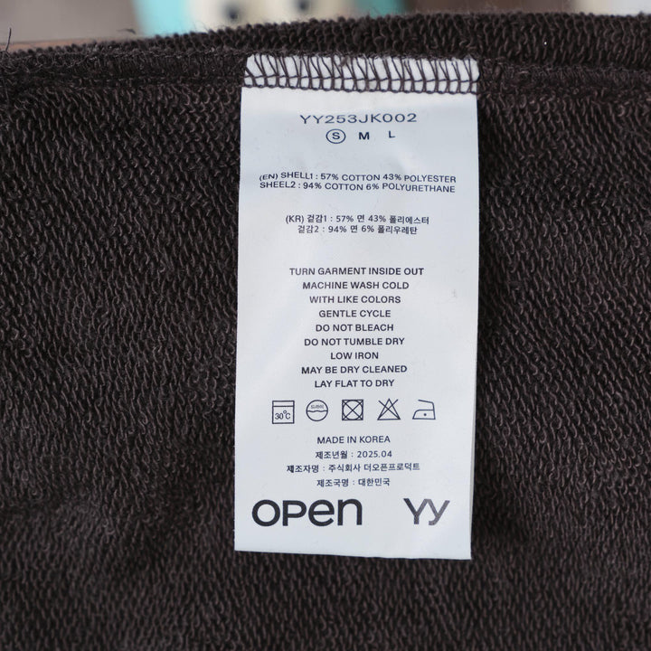 Club21 - OPEN YY - Ruffle Hoodie - SWEATERS - Charcoal