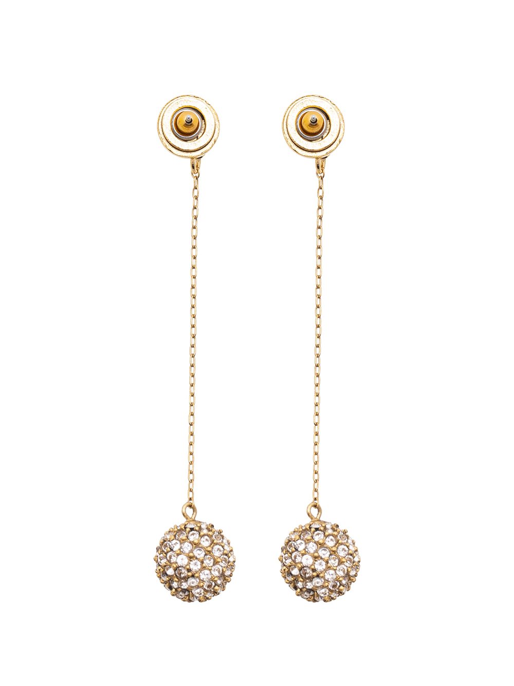 Oscar-de-la-Renta-Crystal-Pave-Ball-Drop-Earring-White-3